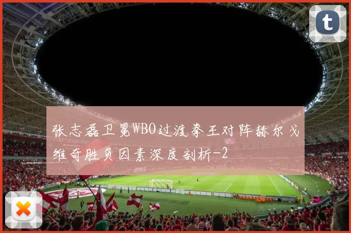 张志磊卫冕WBO过渡拳王对阵赫尔戈维奇胜负因素深度剖析